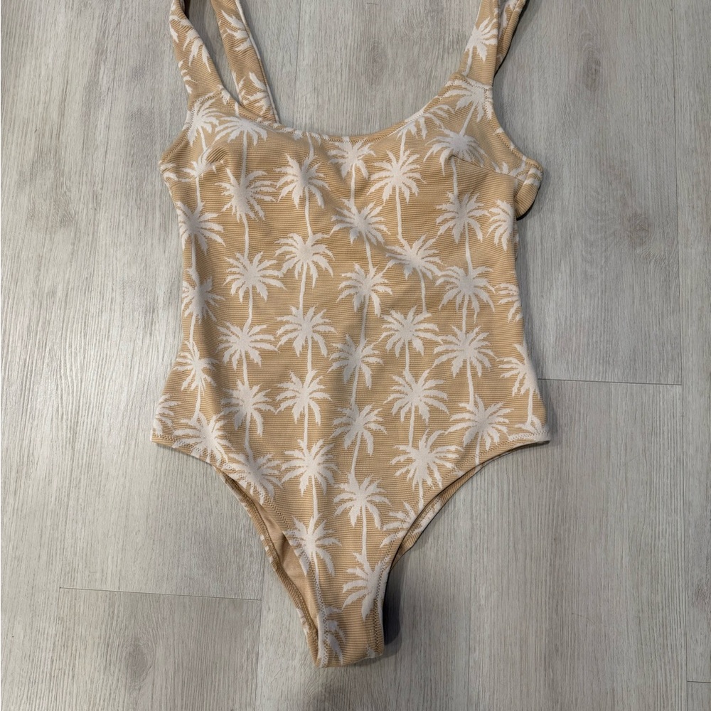 Rip Curl Swimsuit with White Palm Trees